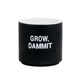 About Face Grow Dammit Planter