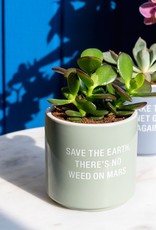 About Face Save the Earth Planter