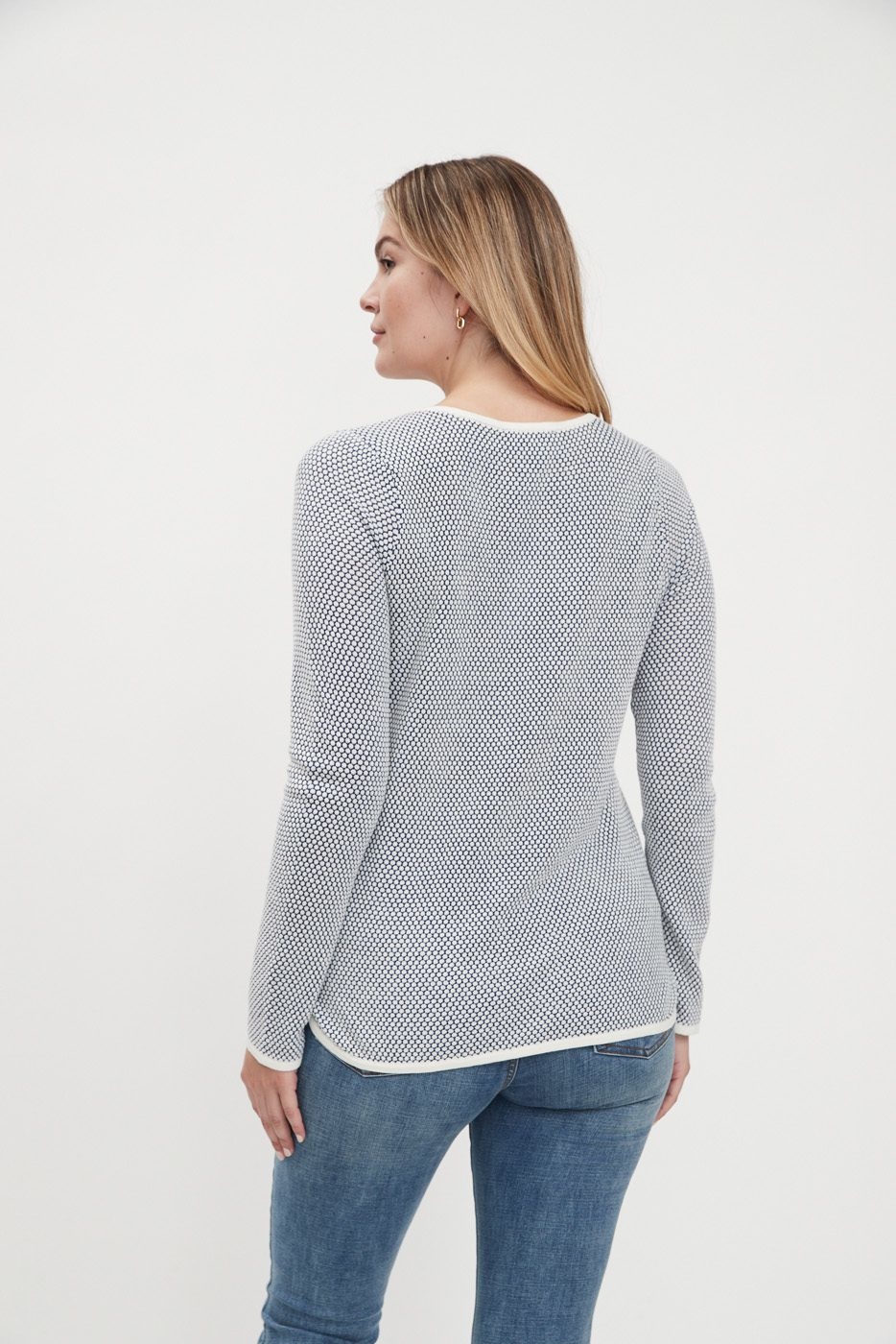 French Dressing Boatneck Two Tone Top