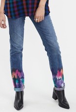 French Dressing Olivia Tie Dye Straight Leg Jean