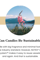 NOTES Sustainable Candle Refill Kit Vanilla & Pepperwood