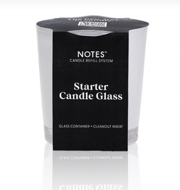 NOTES Starter Candle Glass For Refill System