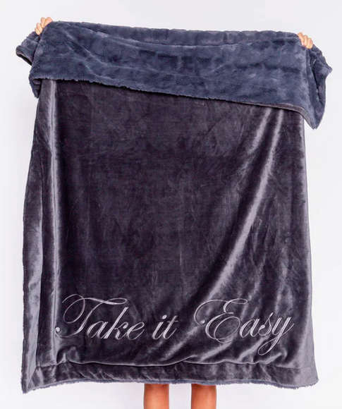 PJ Salvage Luxe Plush Blanket