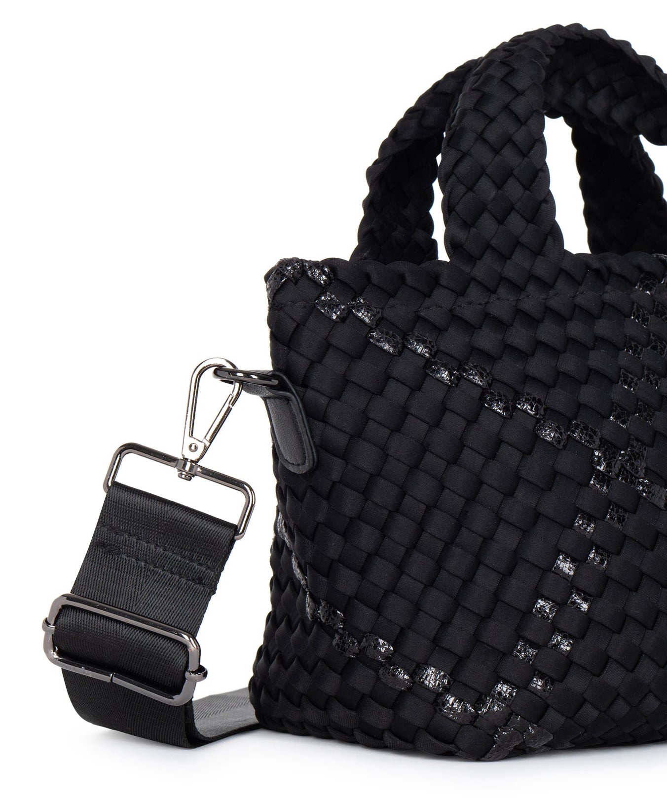 Mark Shadow Woven Tote - Lux Boutique