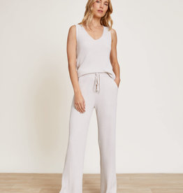 Barefoot Dreams Ribbed Lounge Pant Almond
