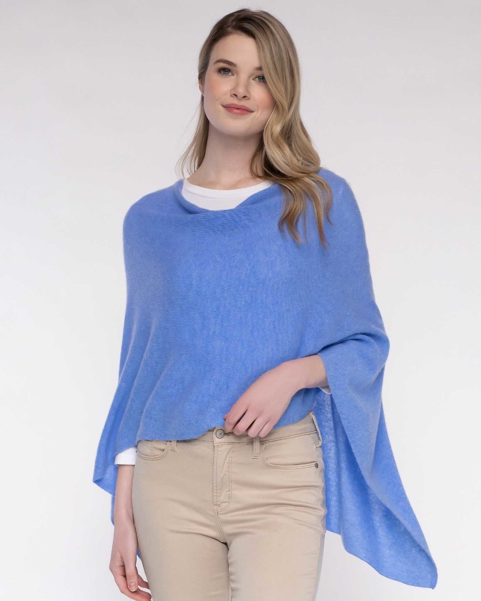 Alashan Cashmere Topper Blue Horizon