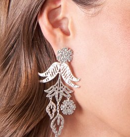 Spartina Thistle Chandelier Earring Silver