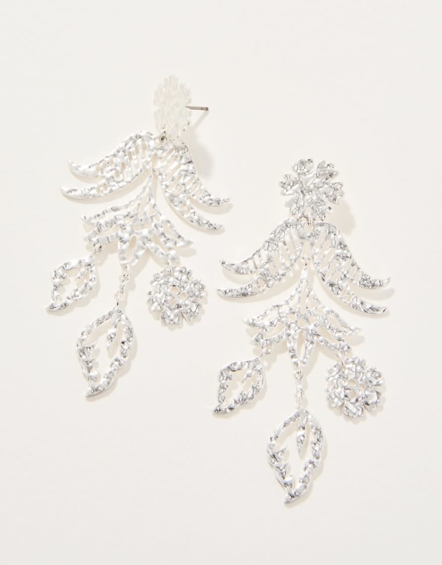 Spartina Thistle Chandelier Earring Silver