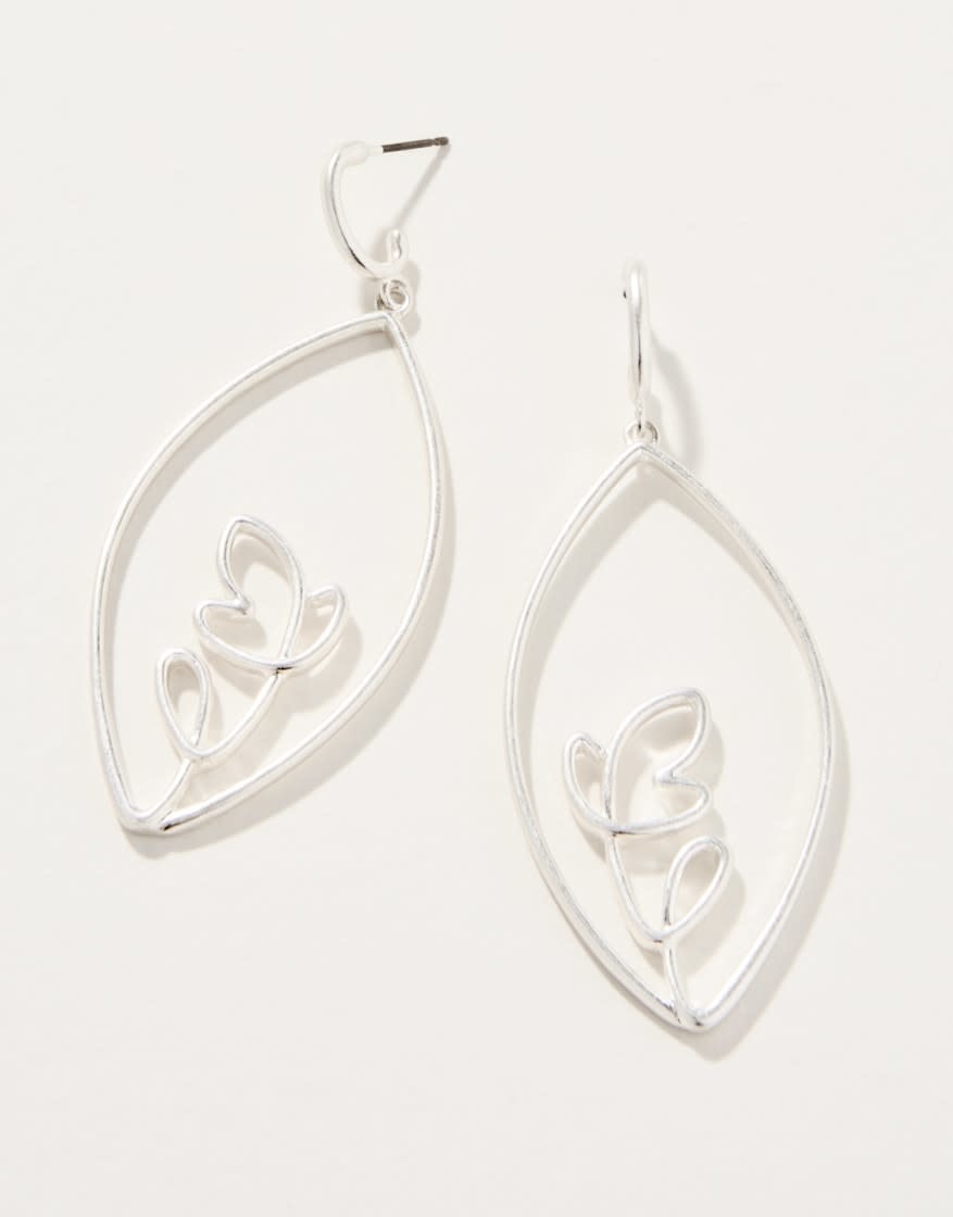 Spartina Autumn Leaves Earring Silver