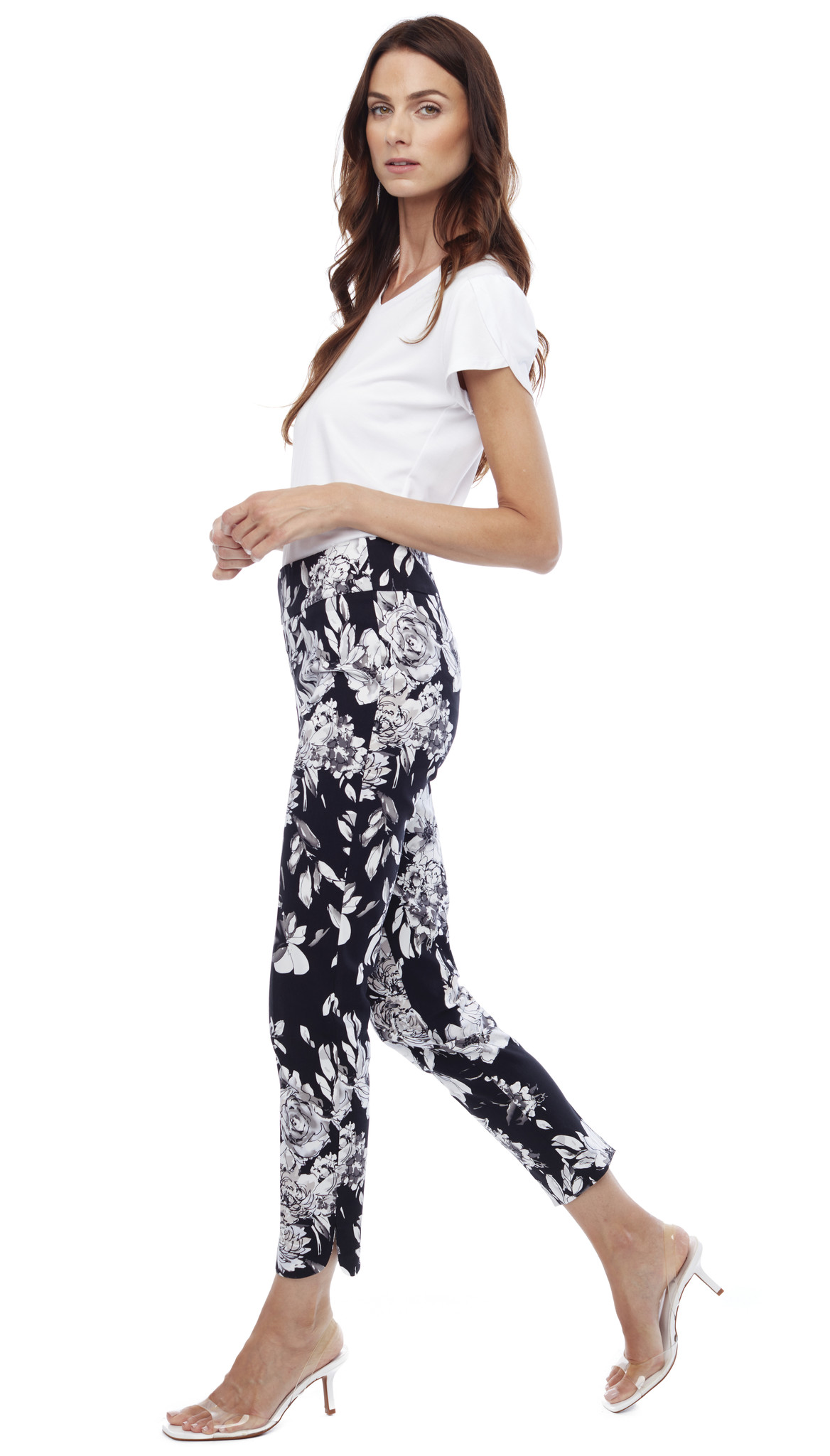 Up Ankle Pant Flower