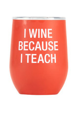 About Face Teach Wine Tumbler 12.2oz