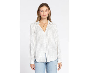 Velvet Heart Callen Shirt Black Dots - Lux Boutique
