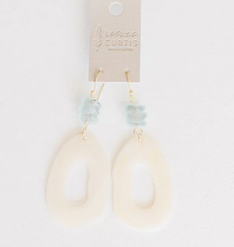 Leslie Curtis Etta Earring Cream