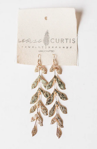 Leslie Curtis Flora Earring Gold