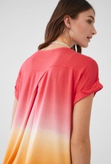 French Dressing Dip Dyed Top