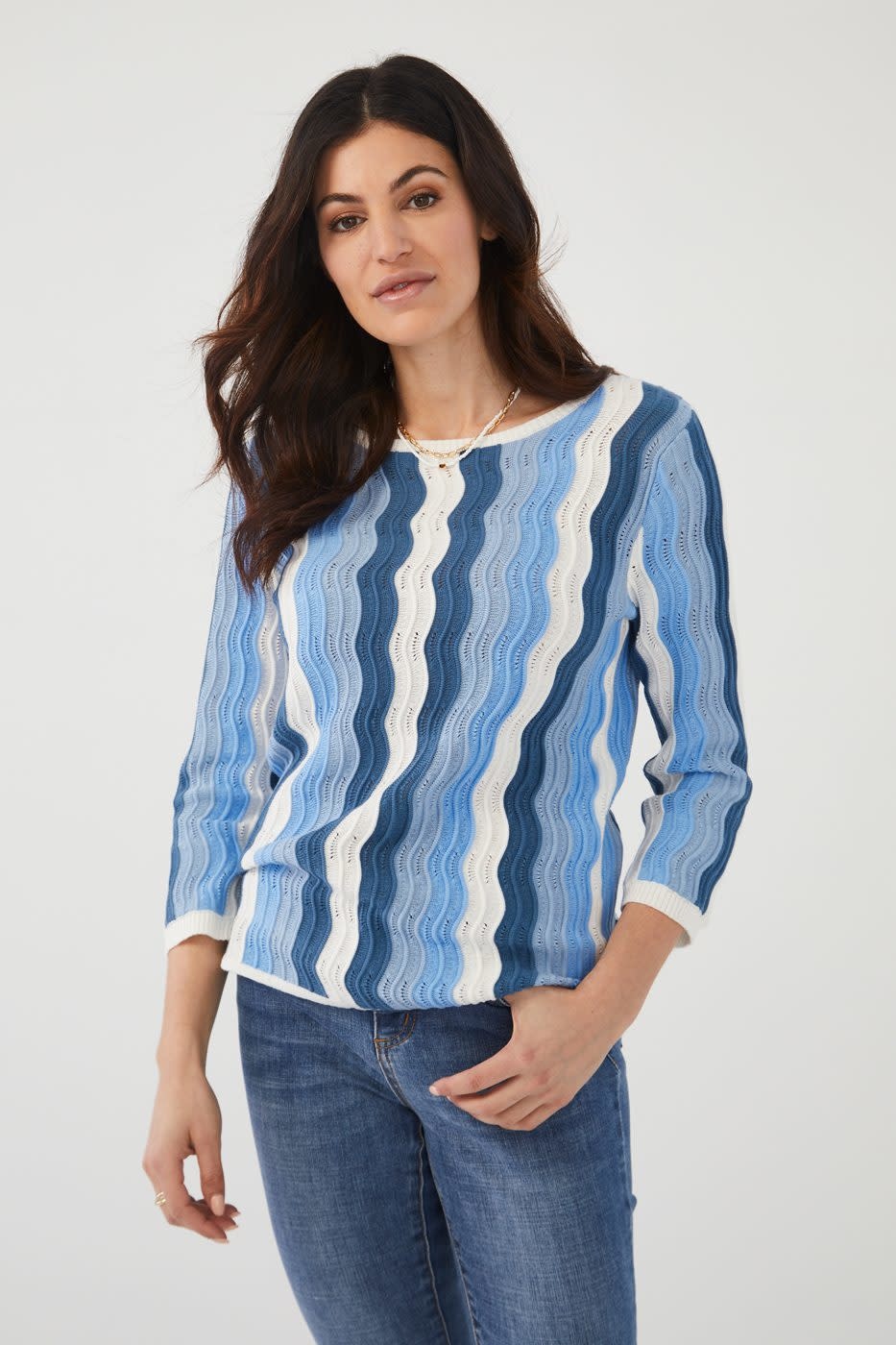 French Dressing Pointelle Top