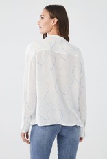 French Dressing White Heart Shirt