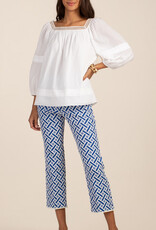 Trina Turk Fringe Flaire Pant Blue