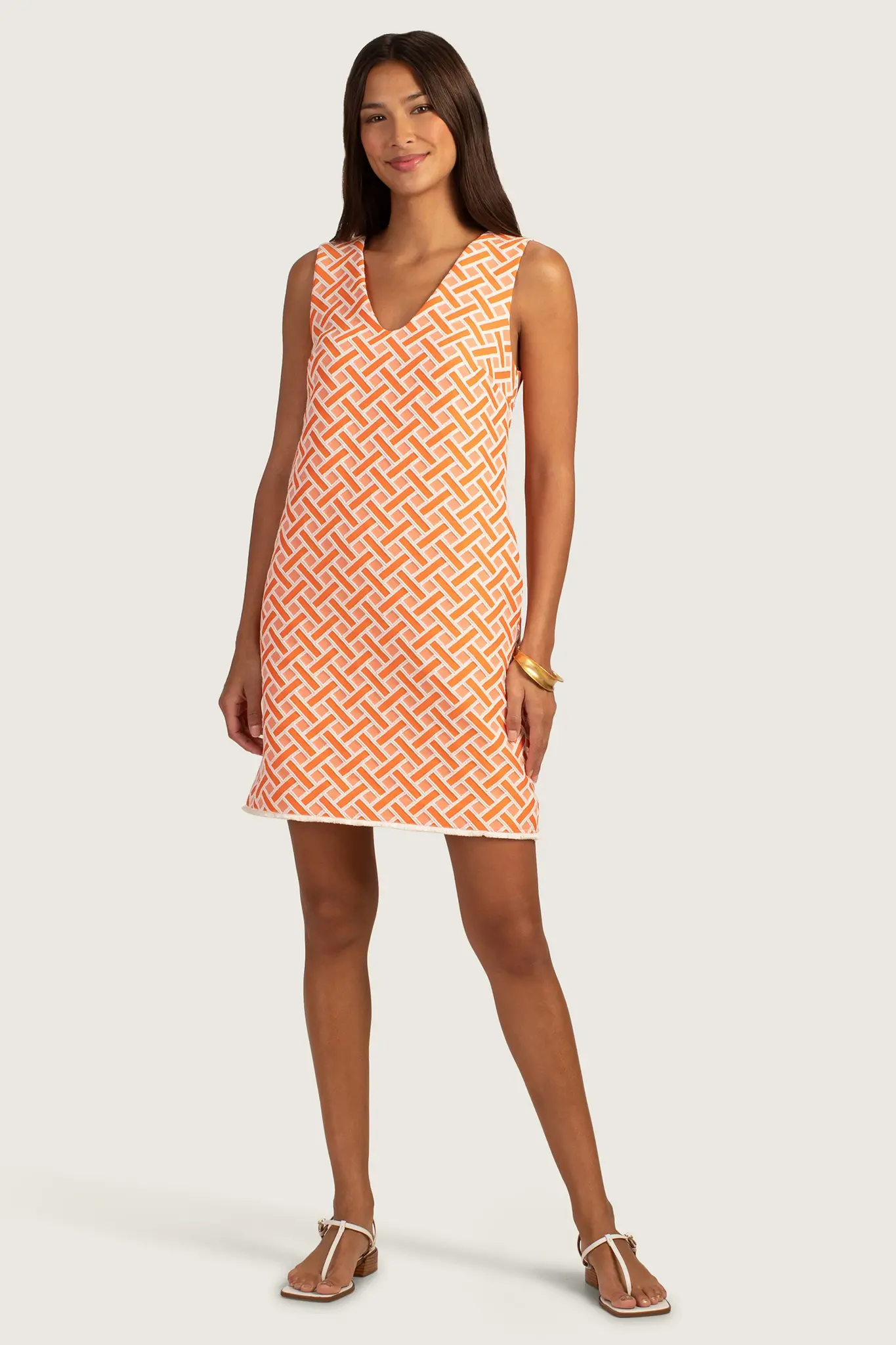 Trina Turk Mellah Dress Orange Grove