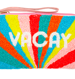 Vacay Beaded Pouch