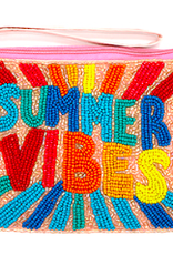 Summer Vibes Beaded Pouch