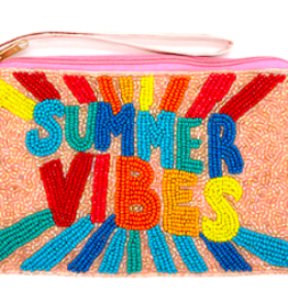 Summer Vibes Beaded Pouch