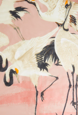 Two's Company Pink Heron Short Kimono