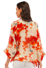 Two's Company Blossom Branch Short Kimono