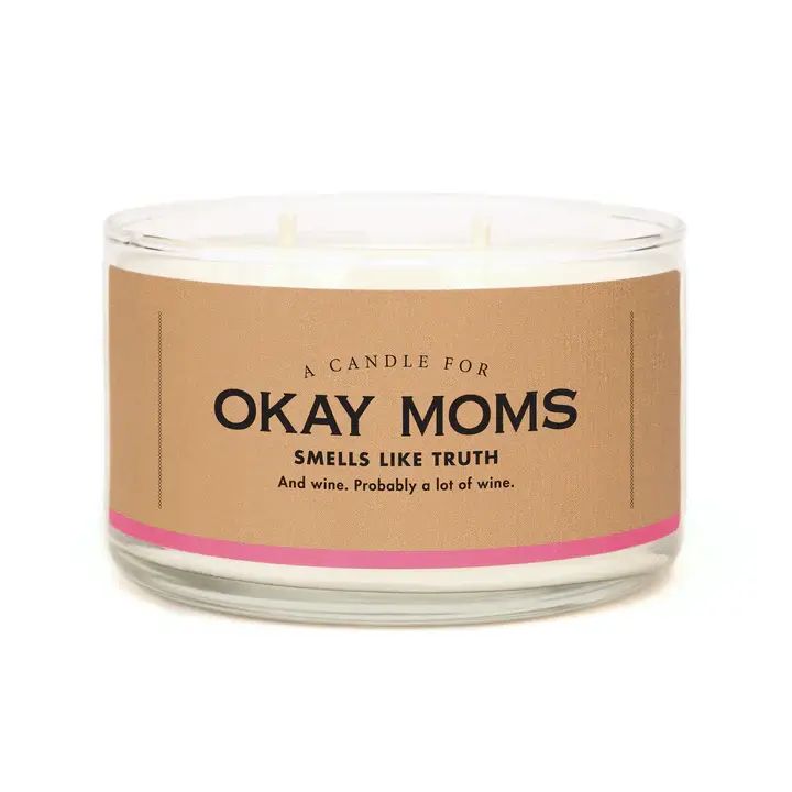 Whiskey River A Candle for Okay Moms