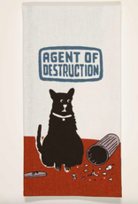 Blue Q Agent of Destruction Dish Towel