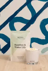 NOTES Sustainable Candle Refill Kit Bamboo & Waterlily