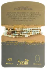 Scout Curated Wears Wrap Bracelet/Necklace Amazonite