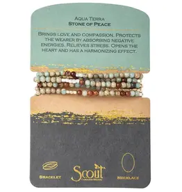 Scout Curated Wears Wrap Bracelet/Necklace Aqua Terra