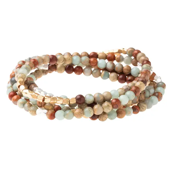 Scout Curated Wears Wrap Bracelet/Necklace Aqua Terra
