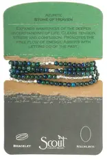 Scout Curated Wears Wrap Bracelet/Necklace Azurite