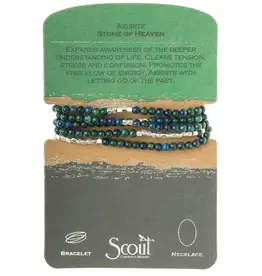 Scout Curated Wears Wrap Bracelet/Necklace Azurite