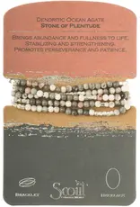 Scout Curated Wears Wrap Bracelet/Necklace Ocean Agate