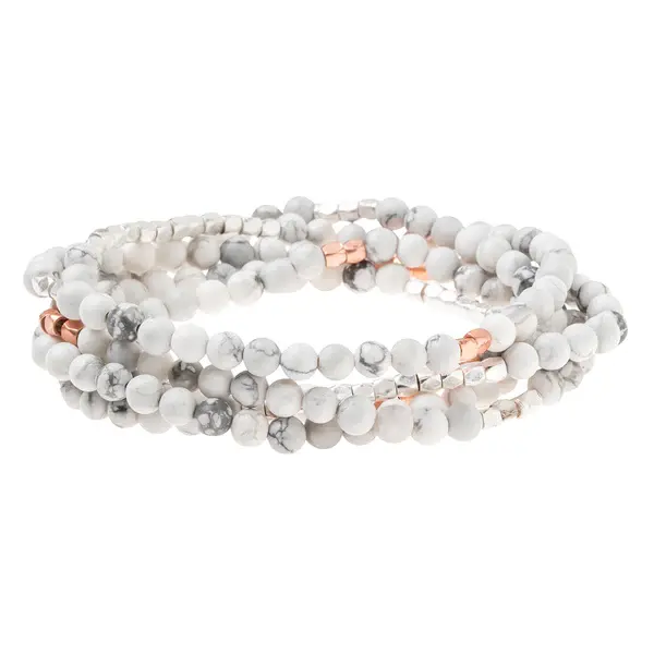 Scout Curated Wears Wrap Bracelet/Necklace Howlite