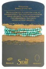 Scout Curated Wears Wrap Bracelet/Necklace Turquoise