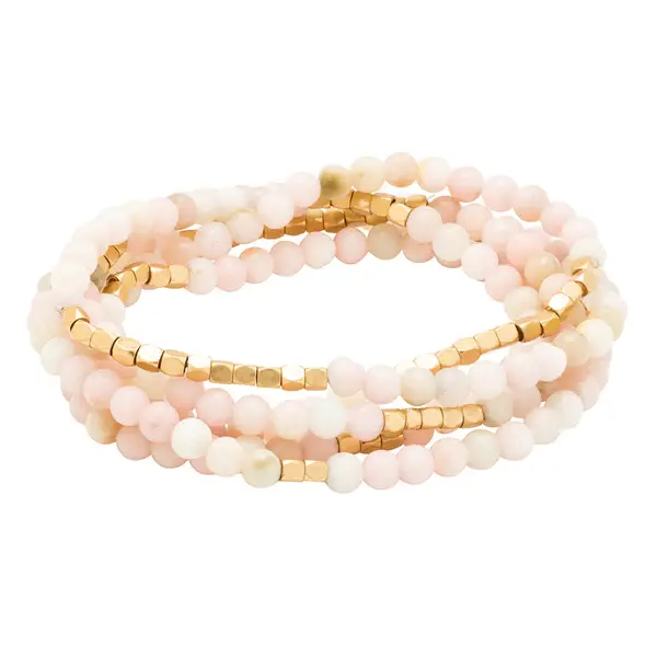 Scout Curated Wears Wrap Bracelet/Necklace Pink Opal