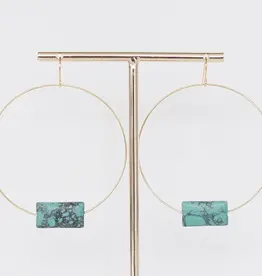 Leslie Curtis Beckham Earring Gold