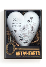 Demdaco 25 Years of You & Me Art Heart