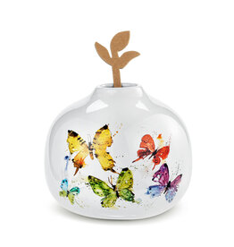 Demdaco Flock of Butterflies Bud Vase