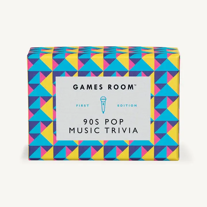 90s Pop Music Trivia Cards