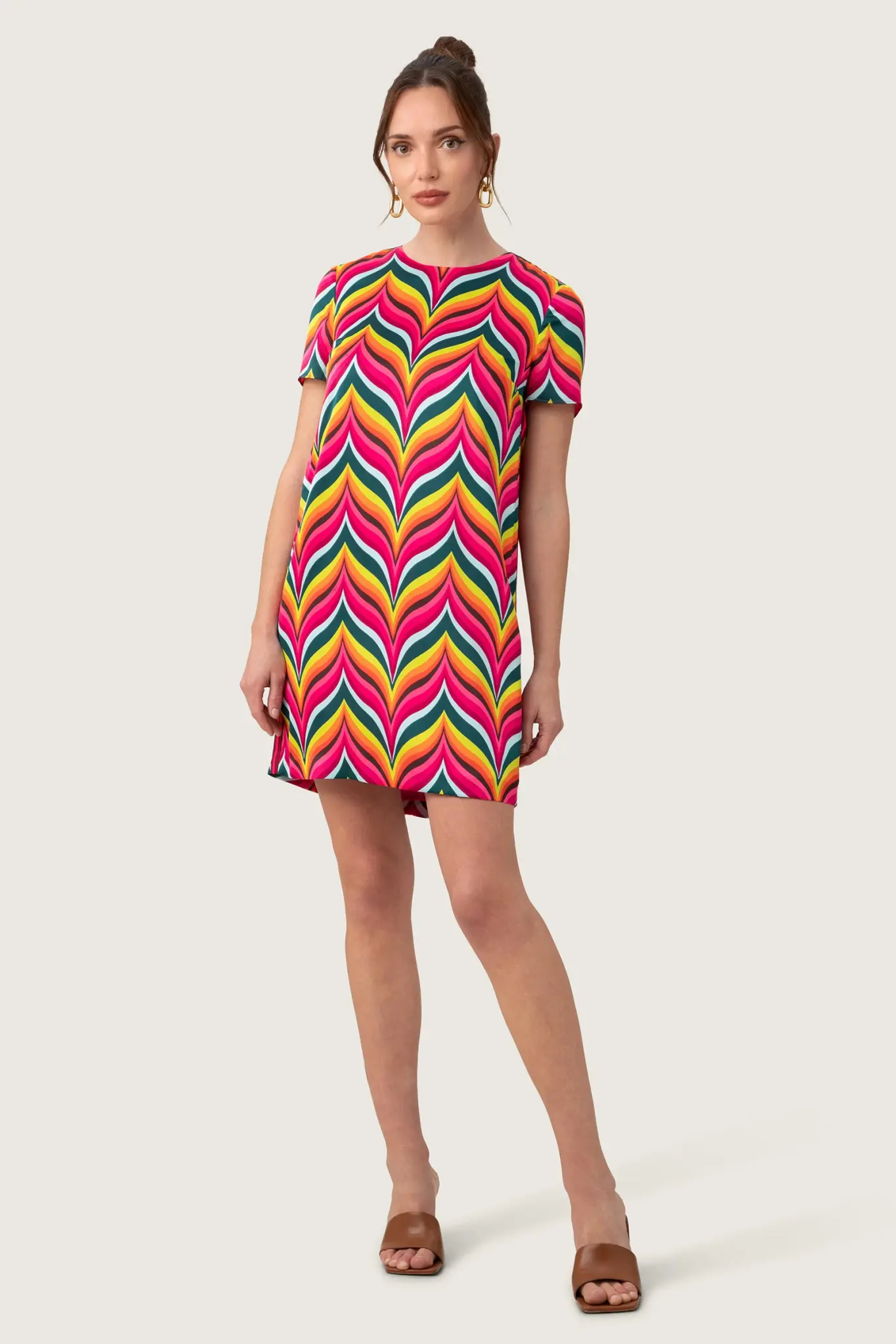 Trina Turk Sugar Hill Dress Chelsea Chevron