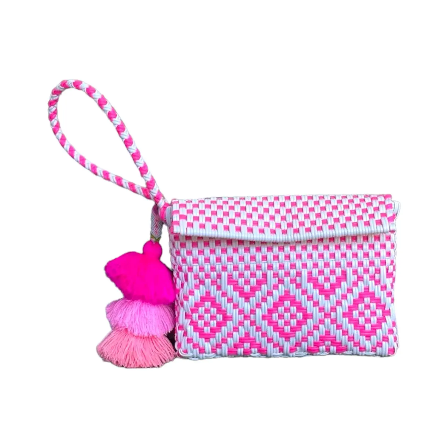 Squeeze De Citron Clutch Neon Pink Cocoles