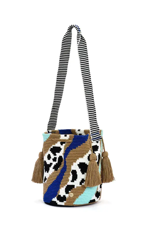 Mochila Julie Blues Hand Woven Bag