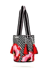 Mochila Rose Hand Woven Bag