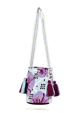 Mochila Primrose Purple Hand Woven Bag