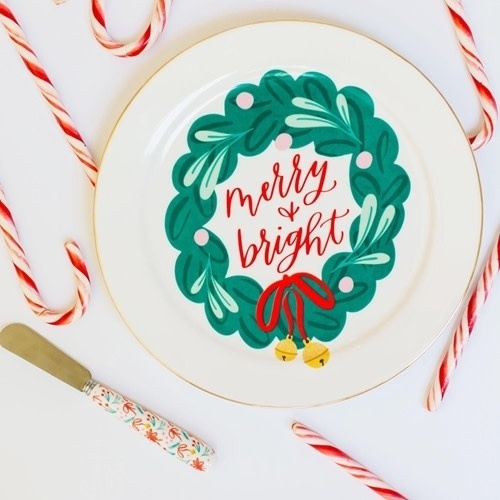Merry & Bright Platter w/ Spreader